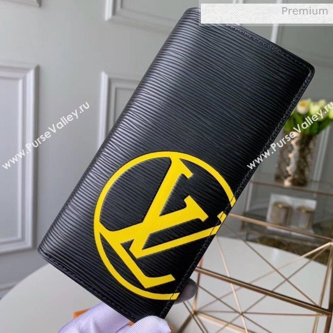 Louis Vuitton Mens Brazza Epi Leather Wallet With Oversized LV M67910 Yellow (K-20032733)