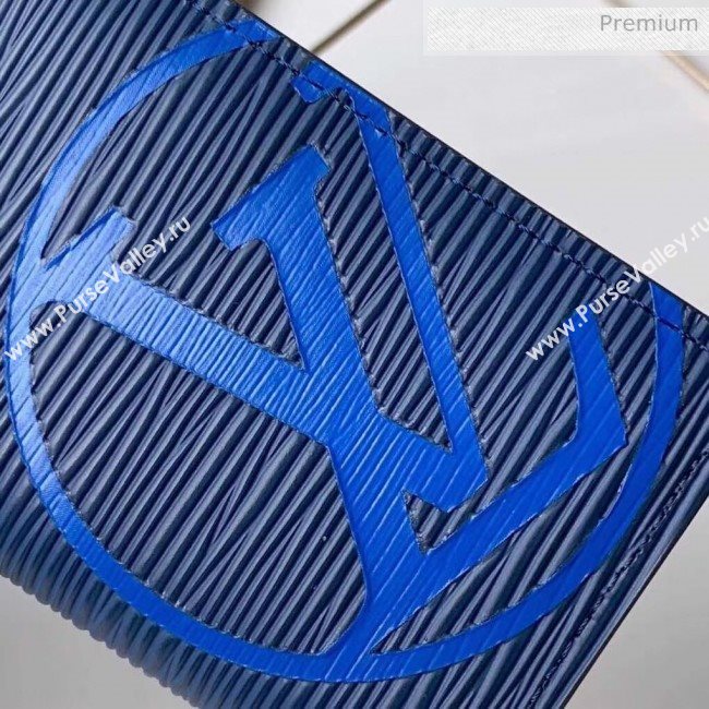 Louis Vuitton Mens Epi Leather Pocket Organizer With Oversized LV Blue M67904 (K-20032738)