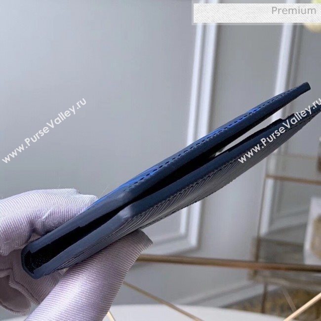 Louis Vuitton Mens Epi Leather Pocket Organizer With Oversized LV Blue M67904 (K-20032738)