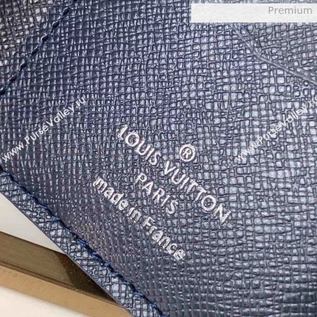 Louis Vuitton Mens Epi Leather Pocket Organizer With Oversized LV Blue M67904 (K-20032738)