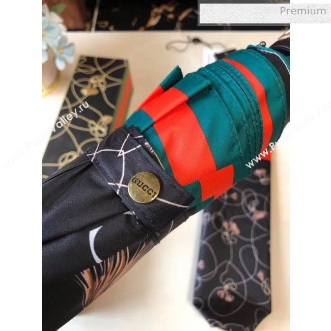 Gucci umbrella for sun &amp; rain black (XA-873568)