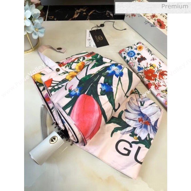 Gucci flora umbrella for sun &amp; rain  (XA-873573)