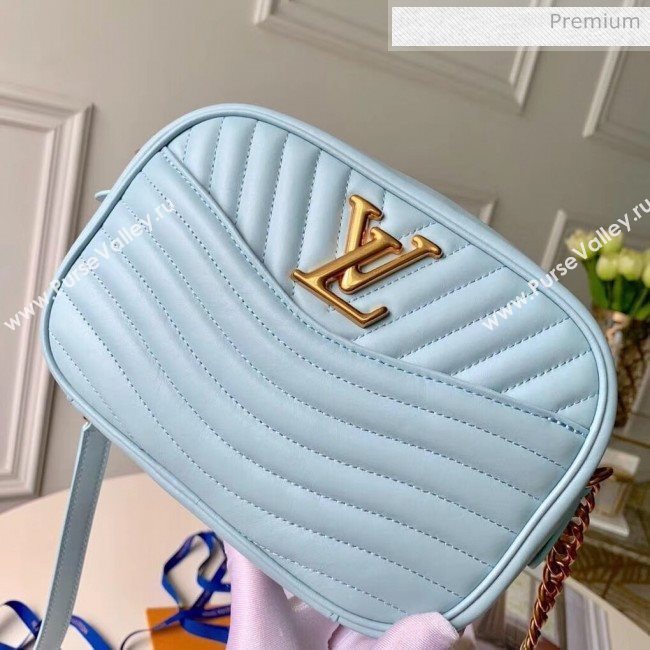 Louis Vuitton New Wave Camera Bag M53683 Light Blue 2019 (K-20032509)