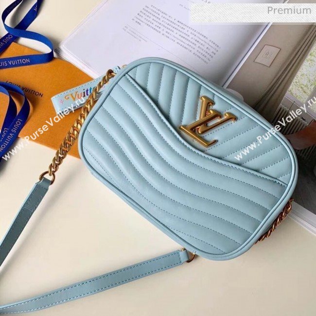 Louis Vuitton New Wave Camera Bag M53683 Light Blue 2019 (K-20032509)