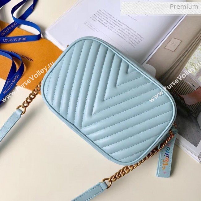 Louis Vuitton New Wave Camera Bag M53683 Light Blue 2019 (K-20032509)