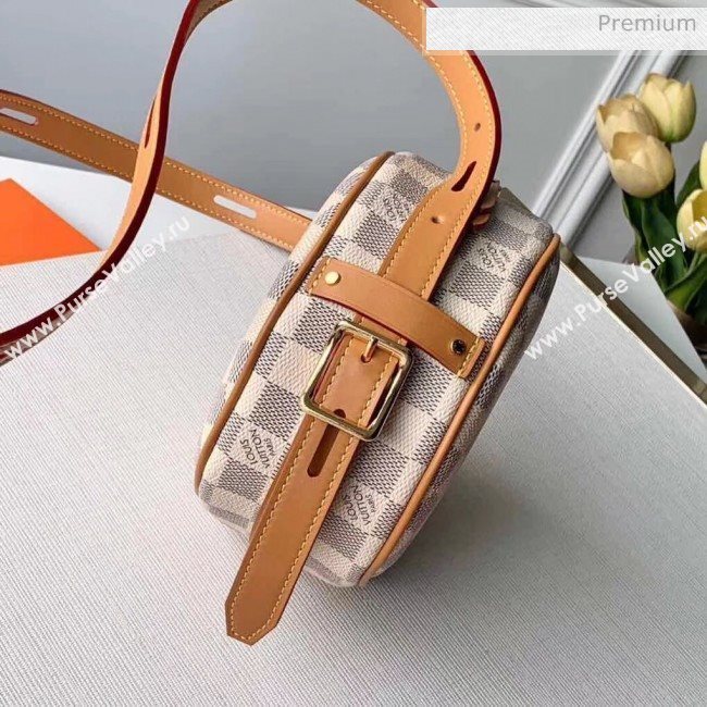 Louis Vuitton Damier Azur BOÎTE CHAPEAU SOUPLE Small Bag N40333 White 2020  (K-20032515)