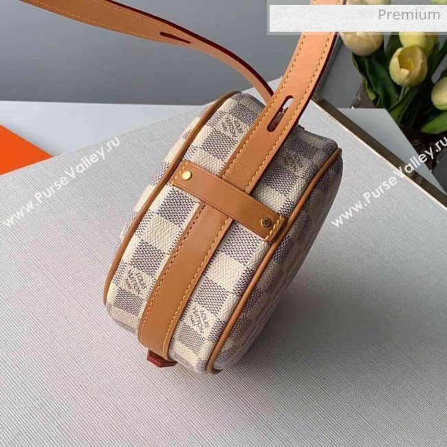 Louis Vuitton Damier Azur BOÎTE CHAPEAU SOUPLE Small Bag N40333 White 2020  (K-20032515)