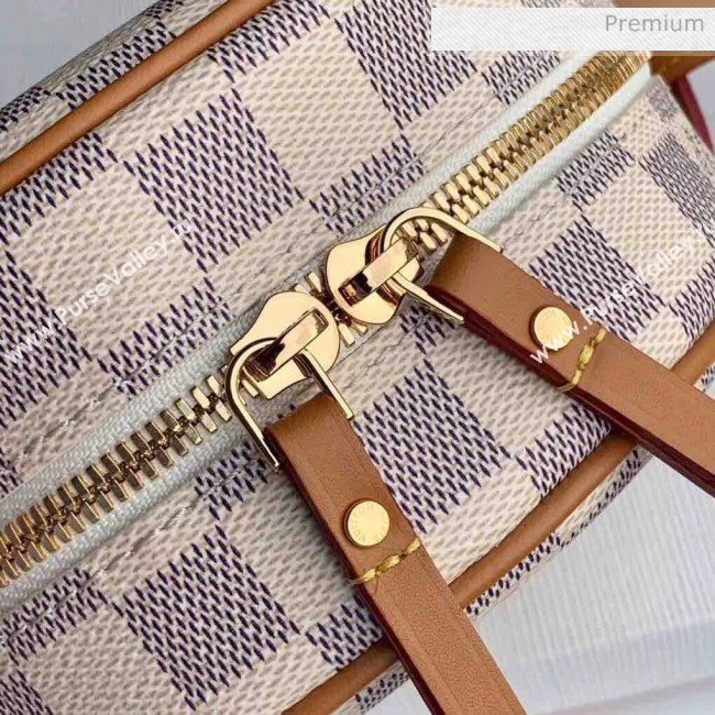 Louis Vuitton Damier Azur BOÎTE CHAPEAU SOUPLE Small Bag N40333 White 2020  (K-20032515)