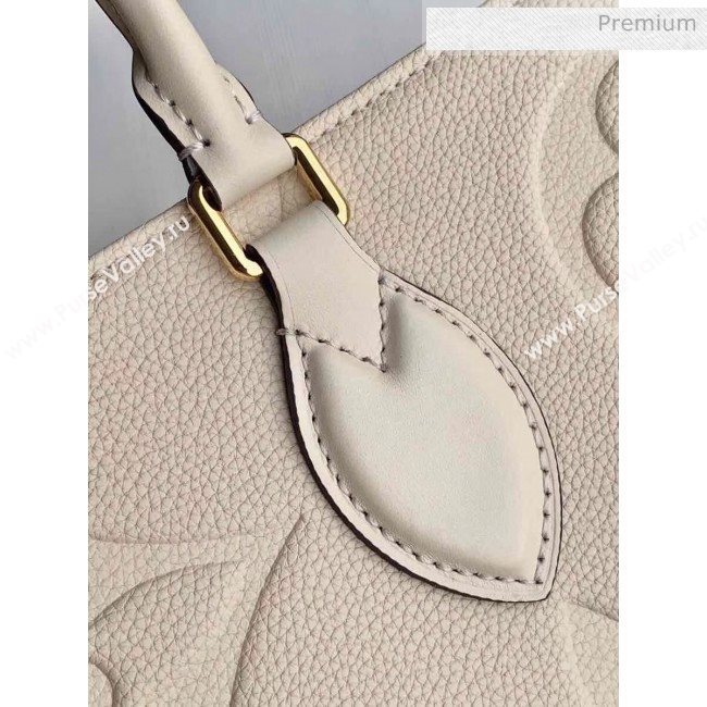 Louis Vuitton Onthego Giant Monogram Leather Large Tote M45081 White 2019 (K-20032521)