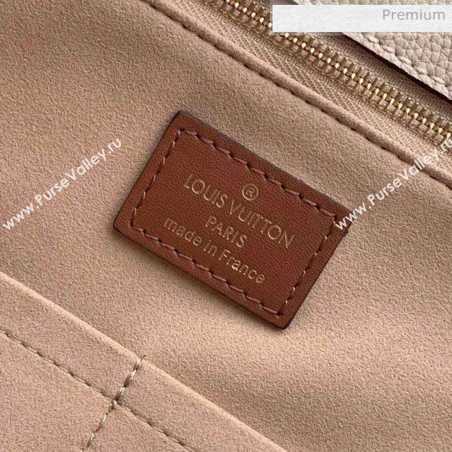 Louis Vuitton Onthego Giant Monogram Leather Medium Tote Bag M45040 White/Brown  2019 (K-20032520)