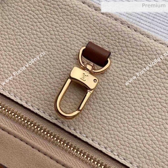 Louis Vuitton Onthego Monogram Embossed Leather Large Tote M44921 White/Brown 2019 (K-20032524)