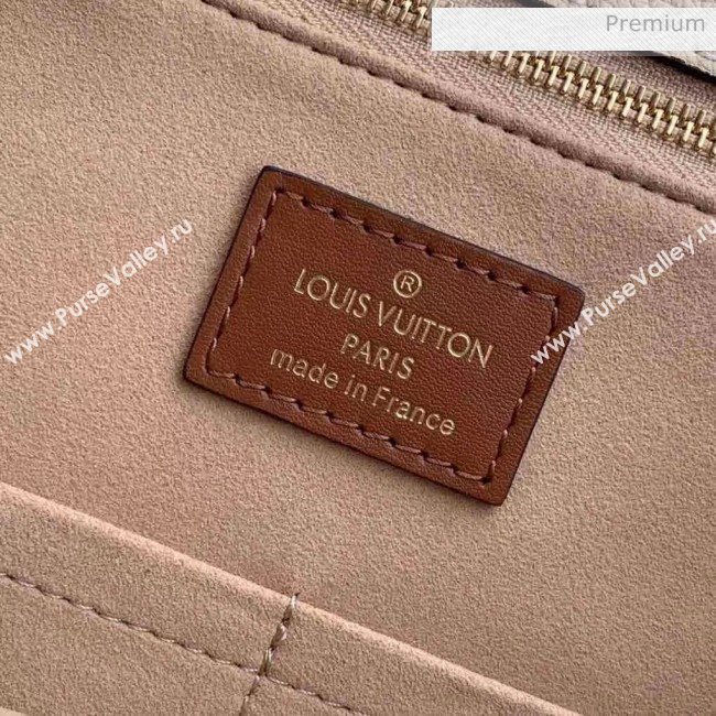 Louis Vuitton Onthego Monogram Embossed Leather Large Tote M44921 White/Brown 2019 (K-20032524)