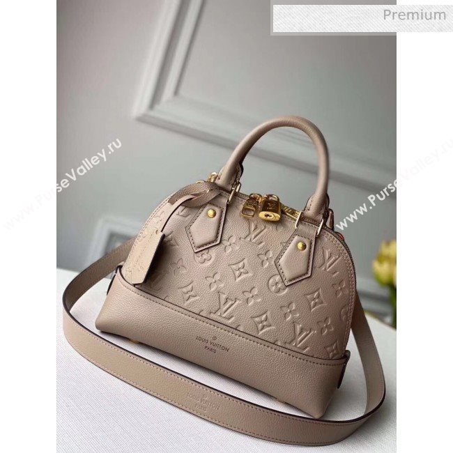 Louis Vuitton Sac Neo Alma BB Monogram Empreinte Leather Bag M44858 Tourterelle 2019 (K-20032525)