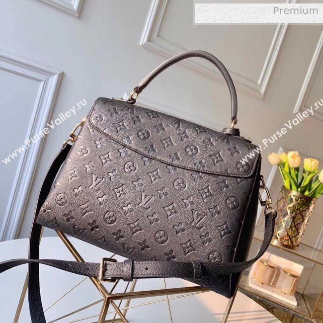 Louis Vuitton Monogram Empreinte Leather Georges MM Bag Black M53944 (K-20032528)