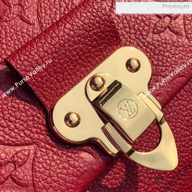 Louis Vuitton Monogram Empreinte Leather Vavin BB Shoulder Bag Red M44867  (K-20032529)
