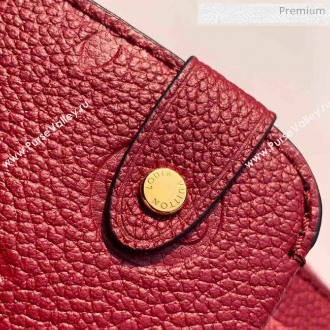 Louis Vuitton Monogram Empreinte Leather Vavin BB Shoulder Bag Red M44867  (K-20032529)