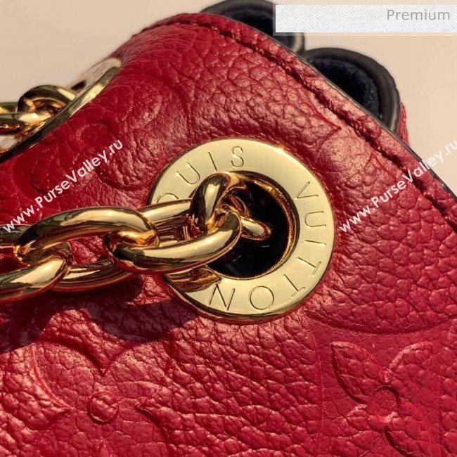 Louis Vuitton Monogram Empreinte Leather Vavin BB Shoulder Bag Red M44867  (K-20032529)