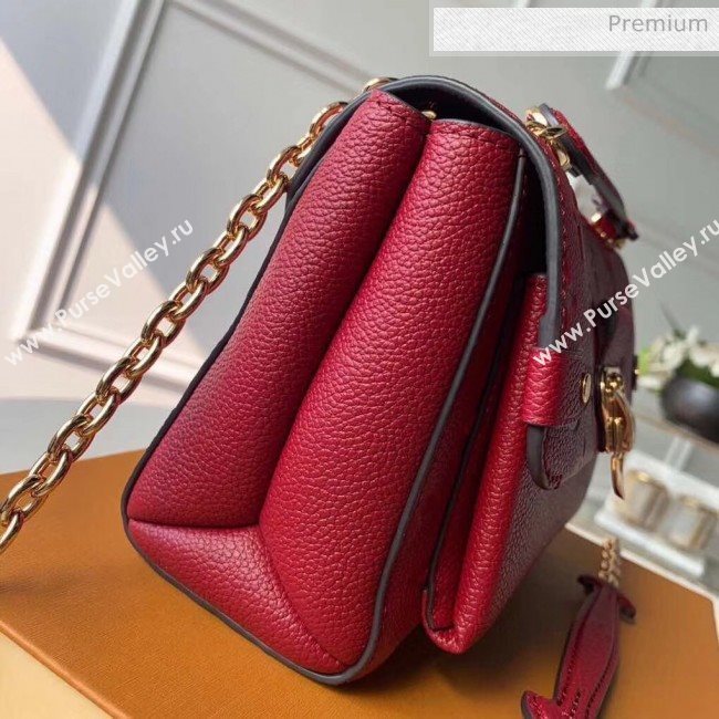 Louis Vuitton Monogram Empreinte Leather Vavin BB Shoulder Bag Red M44867  (K-20032529)