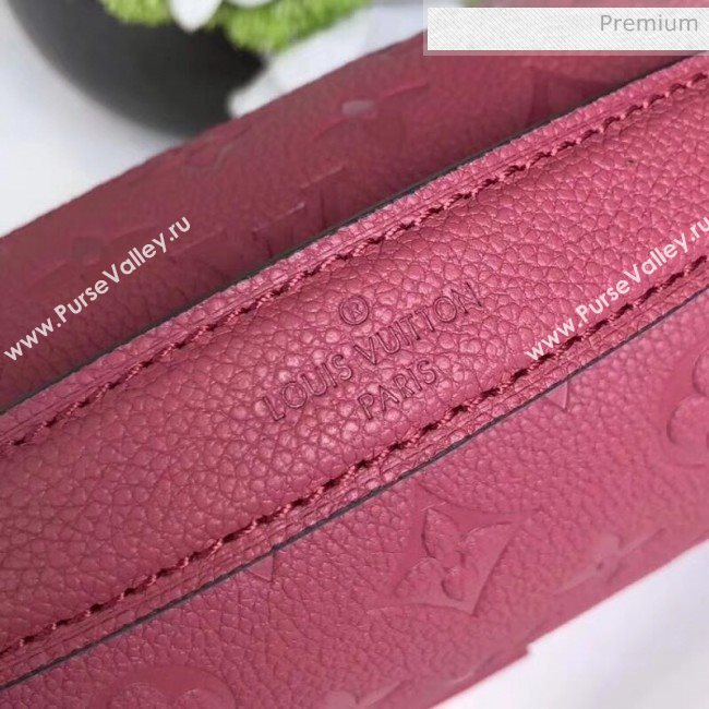 Louis Vuitton Monogram Empreinte Leather Pochette Metis Bag Deep Pink M44293 (K-20032532)