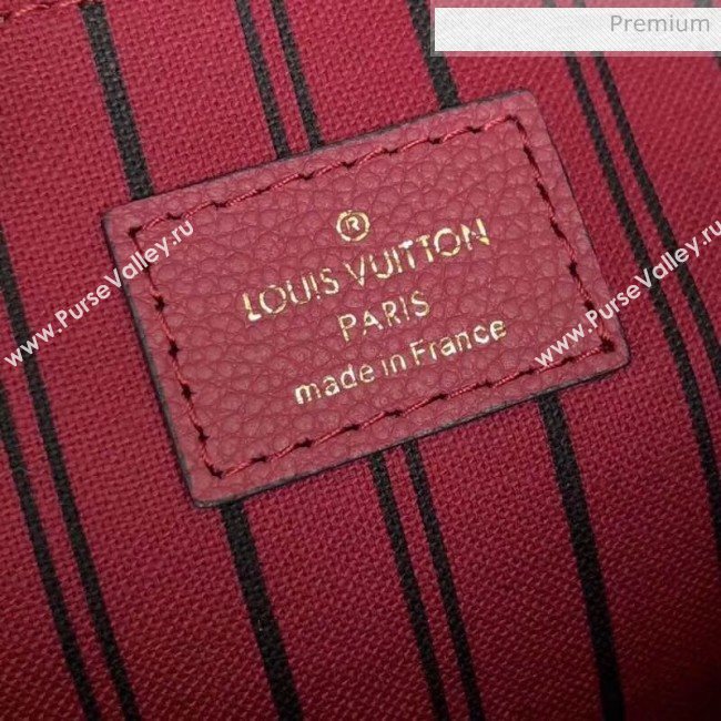 Louis Vuitton Monogram Empreinte Leather Pochette Metis Bag Deep Pink M44293 (K-20032532)