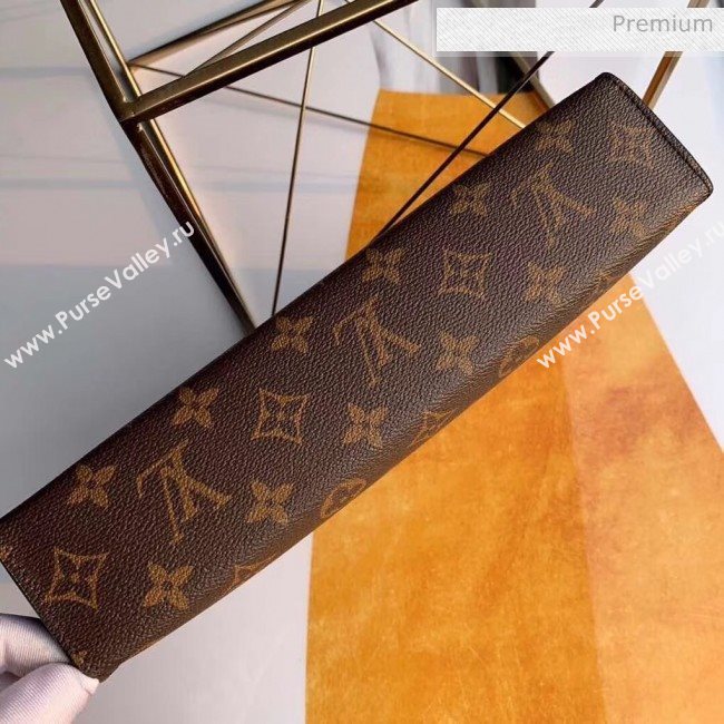 Louis Vuitton Monogram Canvas Pochette Voyage MM Pouch M47543 Brown 2019 (K-20032713)