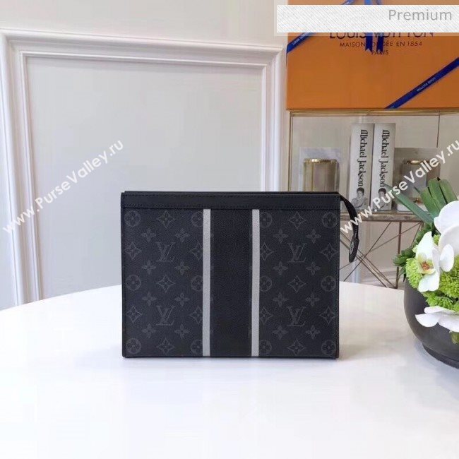 Louis Vuitton Monogram Canvas Pochette Voyage MM Pouch M64440 Black 2019 (K-20032714)