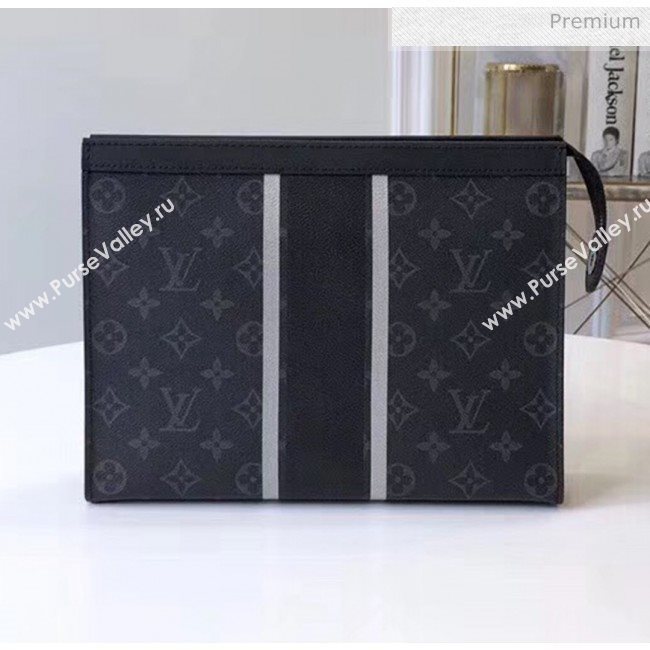 Louis Vuitton Monogram Canvas Pochette Voyage MM Pouch M64440 Black 2019 (K-20032714)