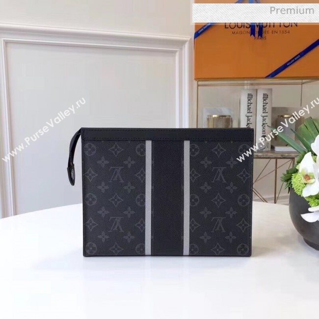 Louis Vuitton Monogram Canvas Pochette Voyage MM Pouch M64440 Black 2019 (K-20032714)