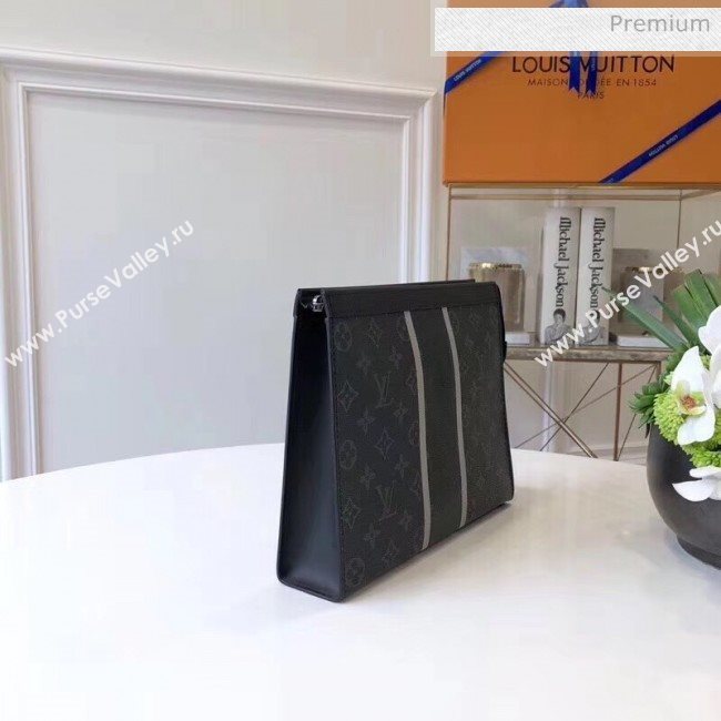 Louis Vuitton Monogram Canvas Pochette Voyage MM Pouch M64440 Black 2019 (K-20032714)