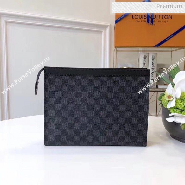 Louis Vuitton Damier Graphite Canvas Pochette Voyage MM Pouch N41696 2019 (K-20032716)