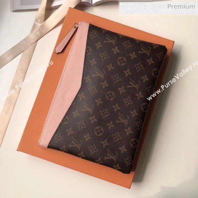 Louis Vuitton Monogram Canvas Daily Pouch M62048 Pink (K-20032718)