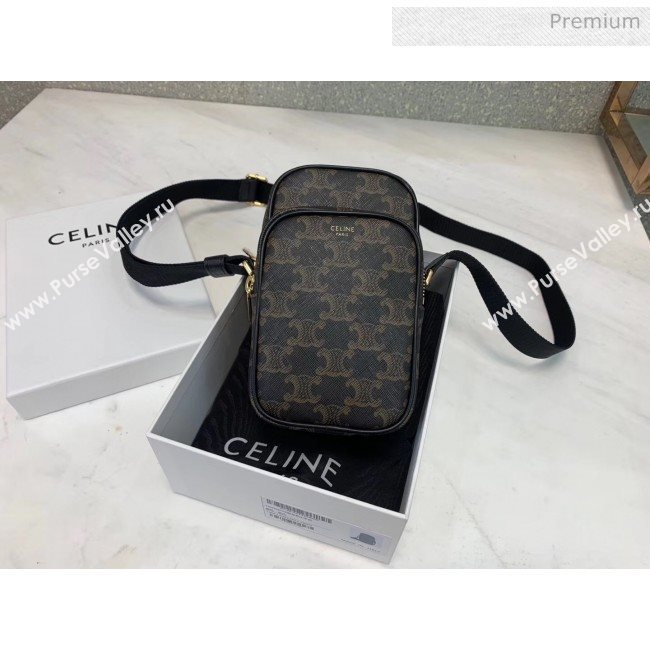 Celine Triomphe Canvas Phone Bag 2019 (JQE-20032814)