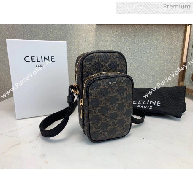 Celine Triomphe Canvas Phone Bag 2019 (JQE-20032814)