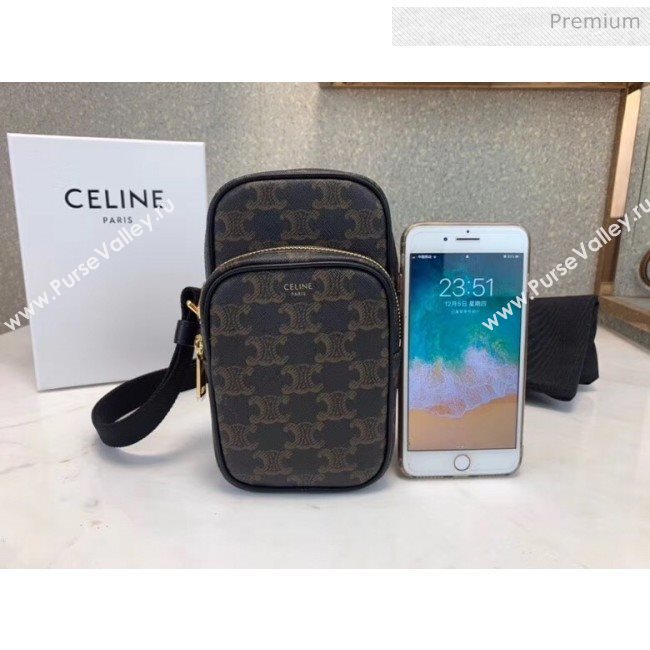 Celine Triomphe Canvas Phone Bag 2019 (JQE-20032814)