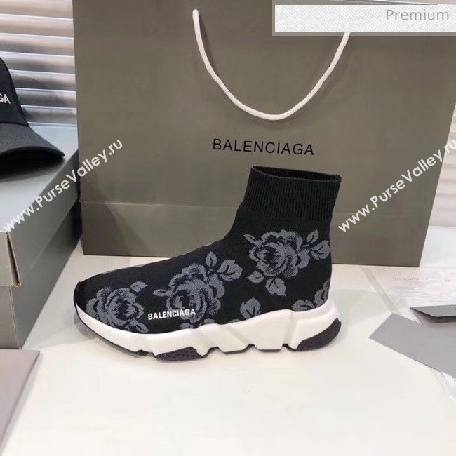 Balenciaga Flower Knit Sock Speed Trainer Sneaker 2020 (MD-20033006)