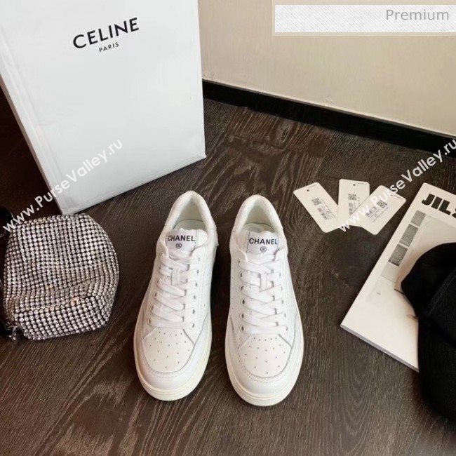 Chanel Calfskin Leather Sneaker G35934 White 2020 (MD-20032627)