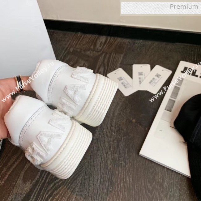 Chanel Calfskin Leather Sneaker G35934 White 2020 (MD-20032627)