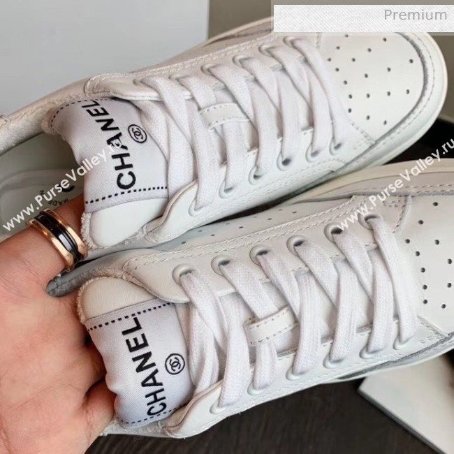 Chanel Calfskin Leather Sneaker G35934 White 2020 (MD-20032627)