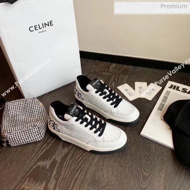 Chanel Multicolor Calfskin Leather Sneaker G35934 White/Black 2020 (MD-20032628)