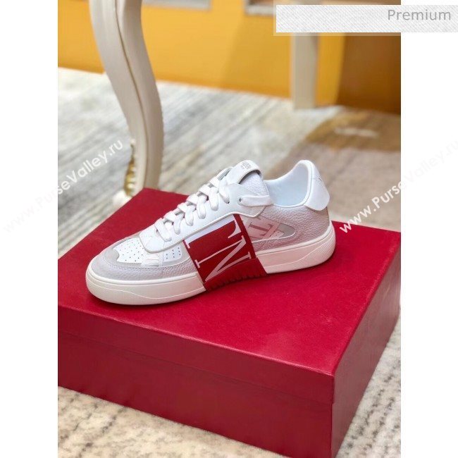 Valentino Calfskin VL7N Sneaker with Bands For Women and Men Red 2020 (SY-20032705)
