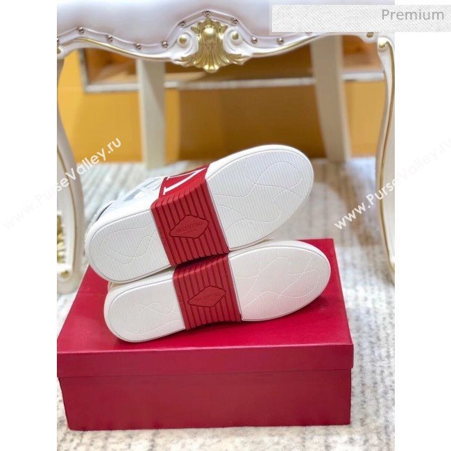 Valentino Calfskin VL7N Sneaker with Bands For Women and Men Red 2020 (SY-20032705)
