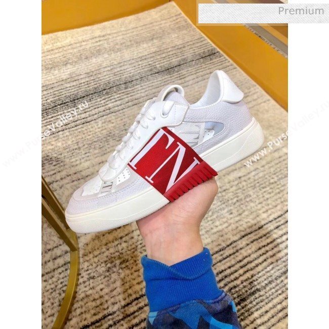 Valentino Calfskin VL7N Sneaker with Bands For Women and Men Red 2020 (SY-20032705)
