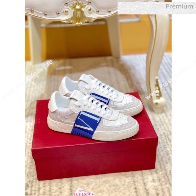 Valentino Calfskin VL7N Sneaker with Bands For Women and Men Blue 2020 (SY-20032704)