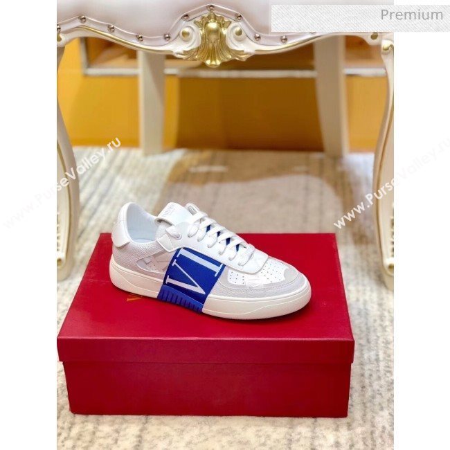 Valentino Calfskin VL7N Sneaker with Bands For Women and Men Blue 2020 (SY-20032704)