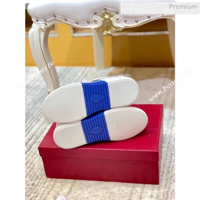 Valentino Calfskin VL7N Sneaker with Bands For Women and Men Blue 2020 (SY-20032704)