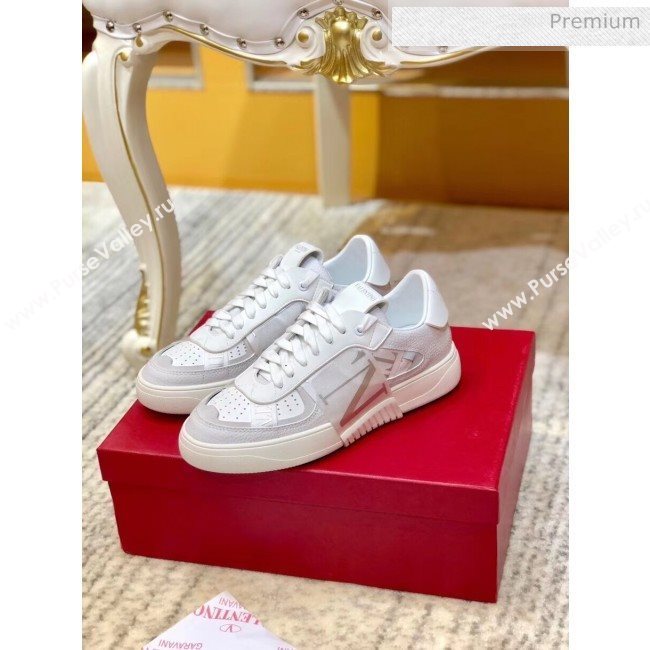 Valentino Calfskin VL7N Sneaker with Bands For Women and Men White 2020 (SY-20032703)