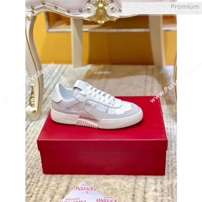 Valentino Calfskin VL7N Sneaker with Bands For Women and Men White 2020 (SY-20032703)