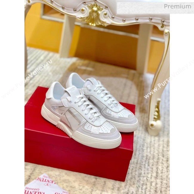 Valentino Calfskin VL7N Sneaker with Bands For Women and Men White 2020 (SY-20032703)