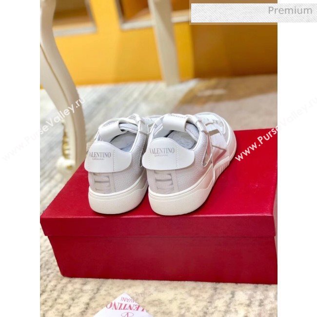 Valentino Calfskin VL7N Sneaker with Bands For Women and Men White 2020 (SY-20032703)