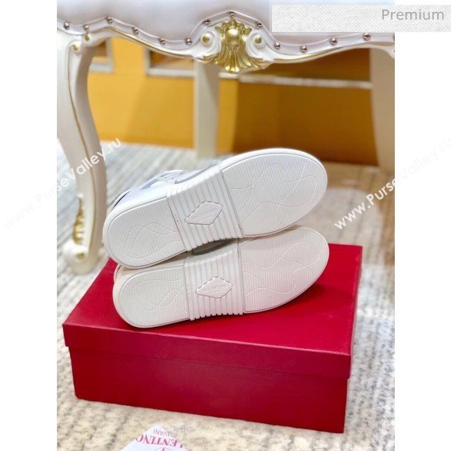 Valentino Calfskin VL7N Sneaker with Bands For Women and Men White 2020 (SY-20032703)